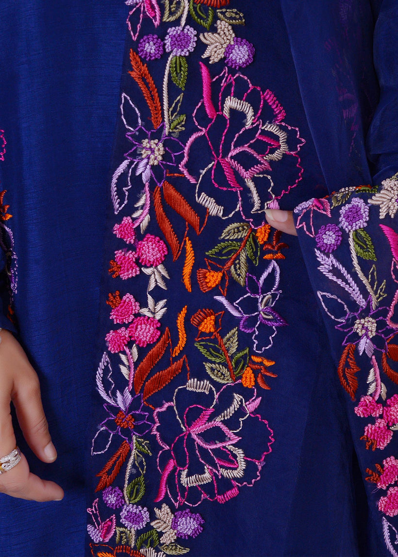 Ad-369 Navy Resham