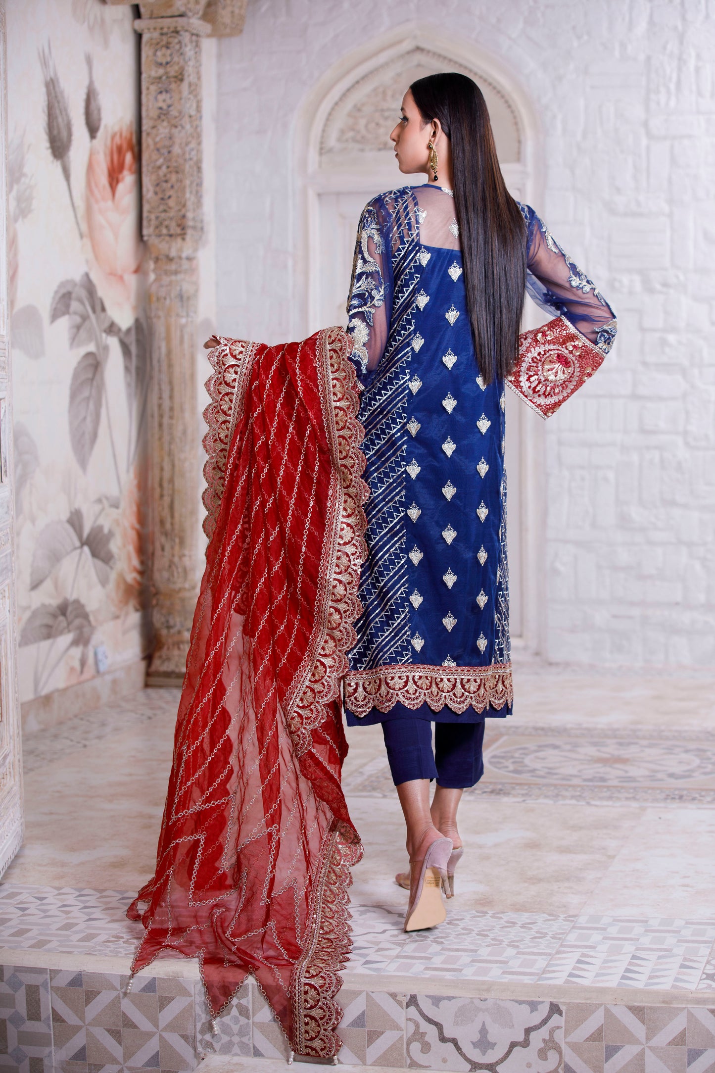 Ethnic Blue P91 - LeMubdi Clothing