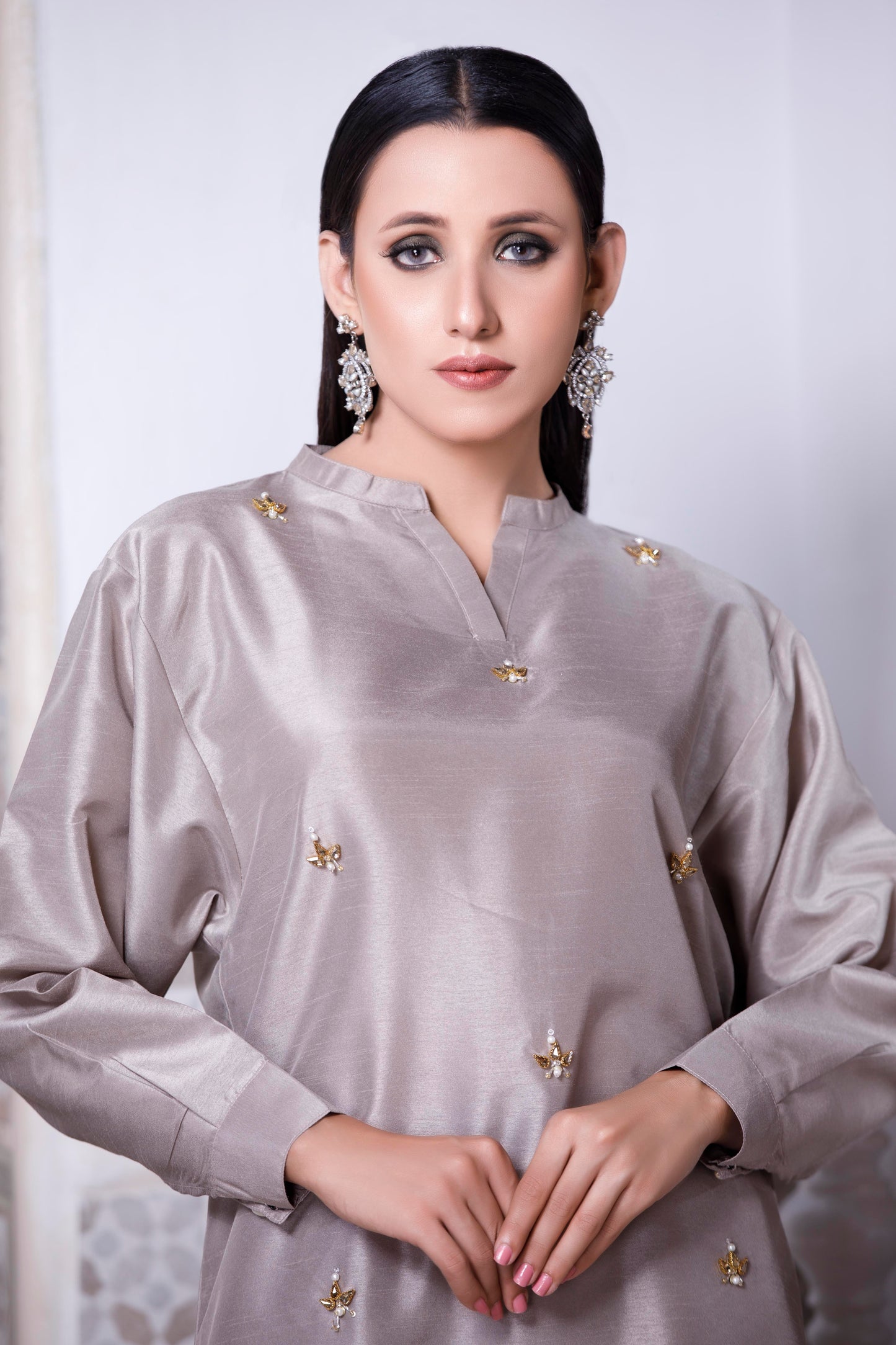 Grey Festive P-97 - LeMubdi Clothing