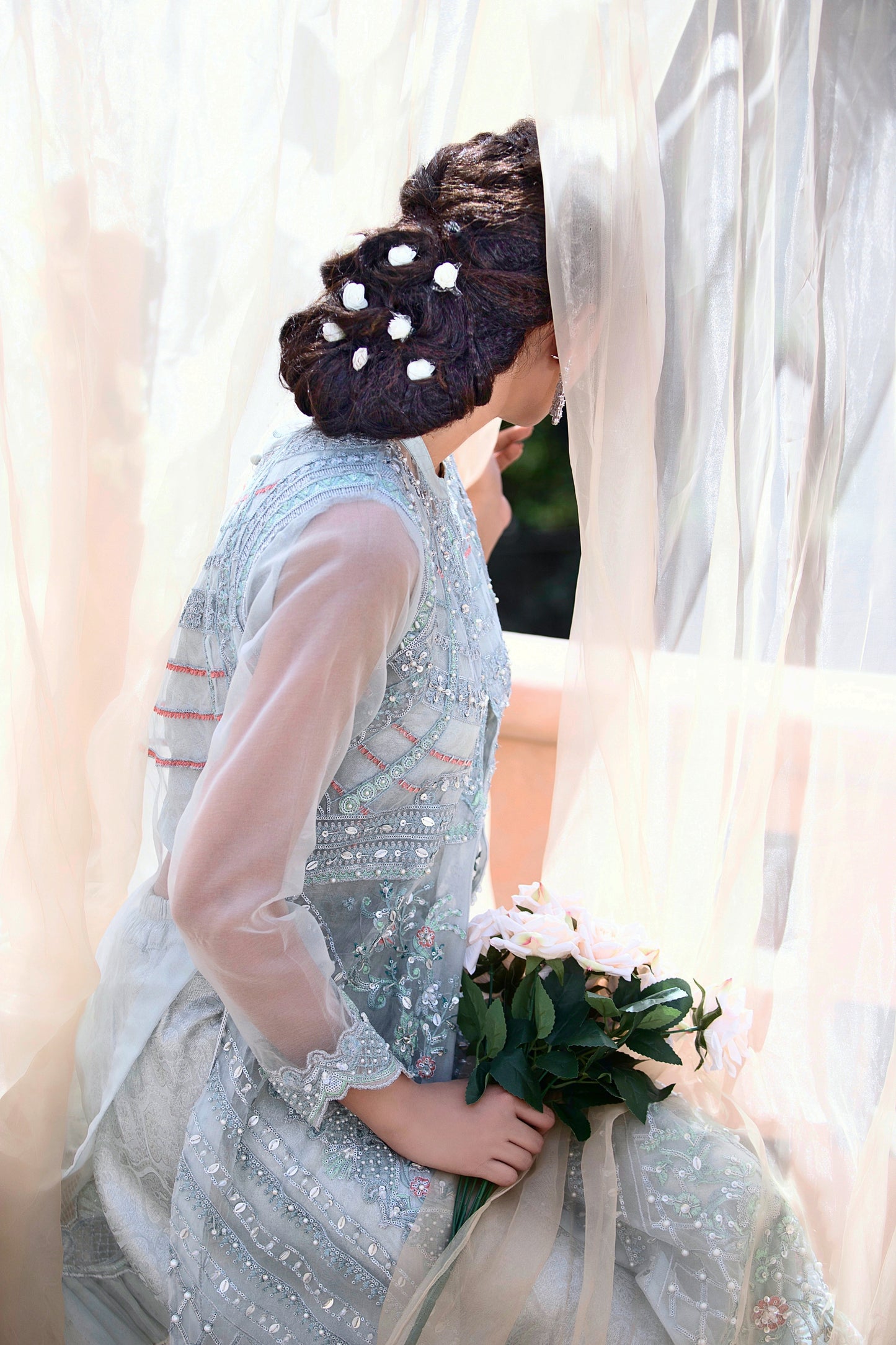 Long gown style ready to wear formal pret