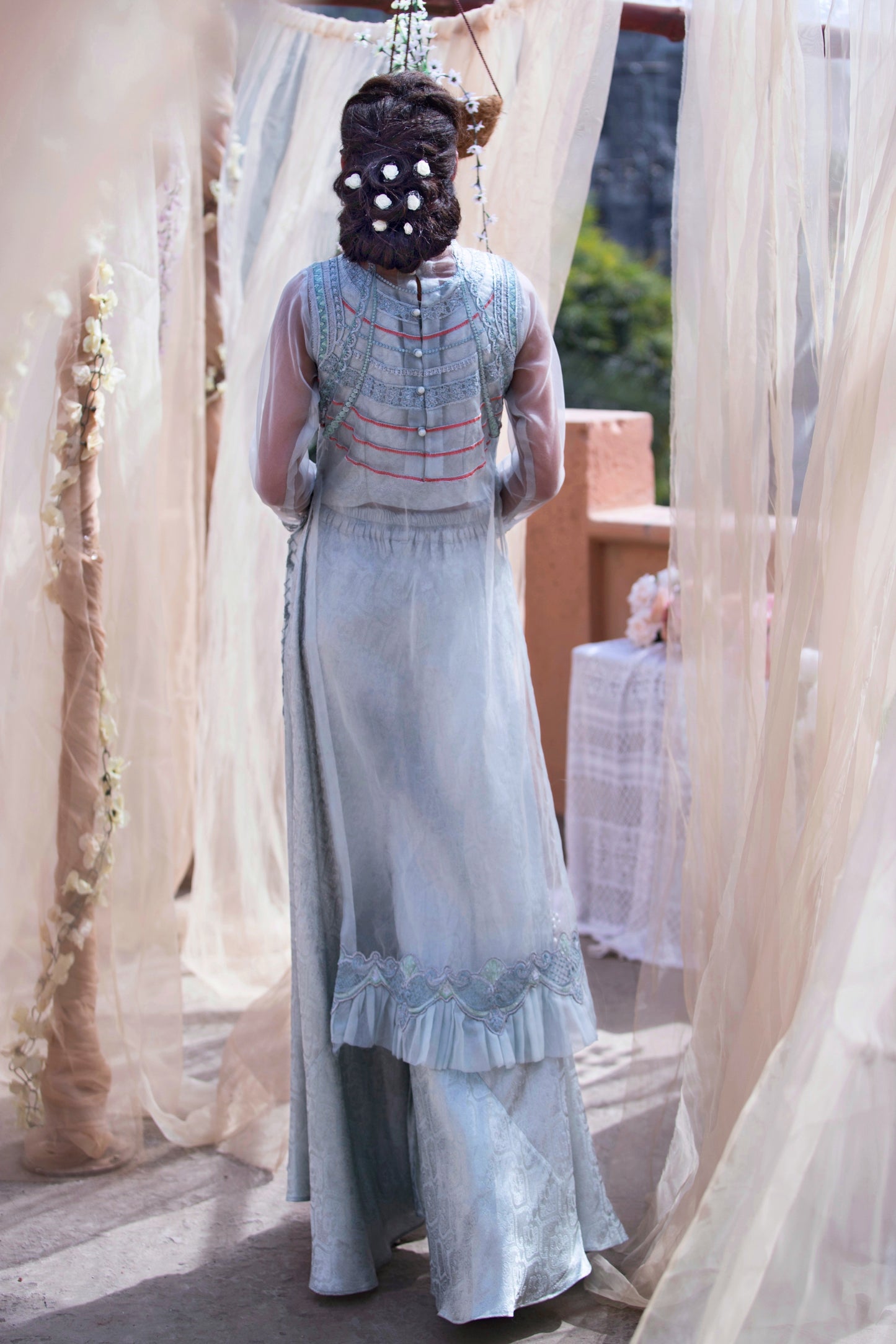 Long gown style ready to wear formal pret