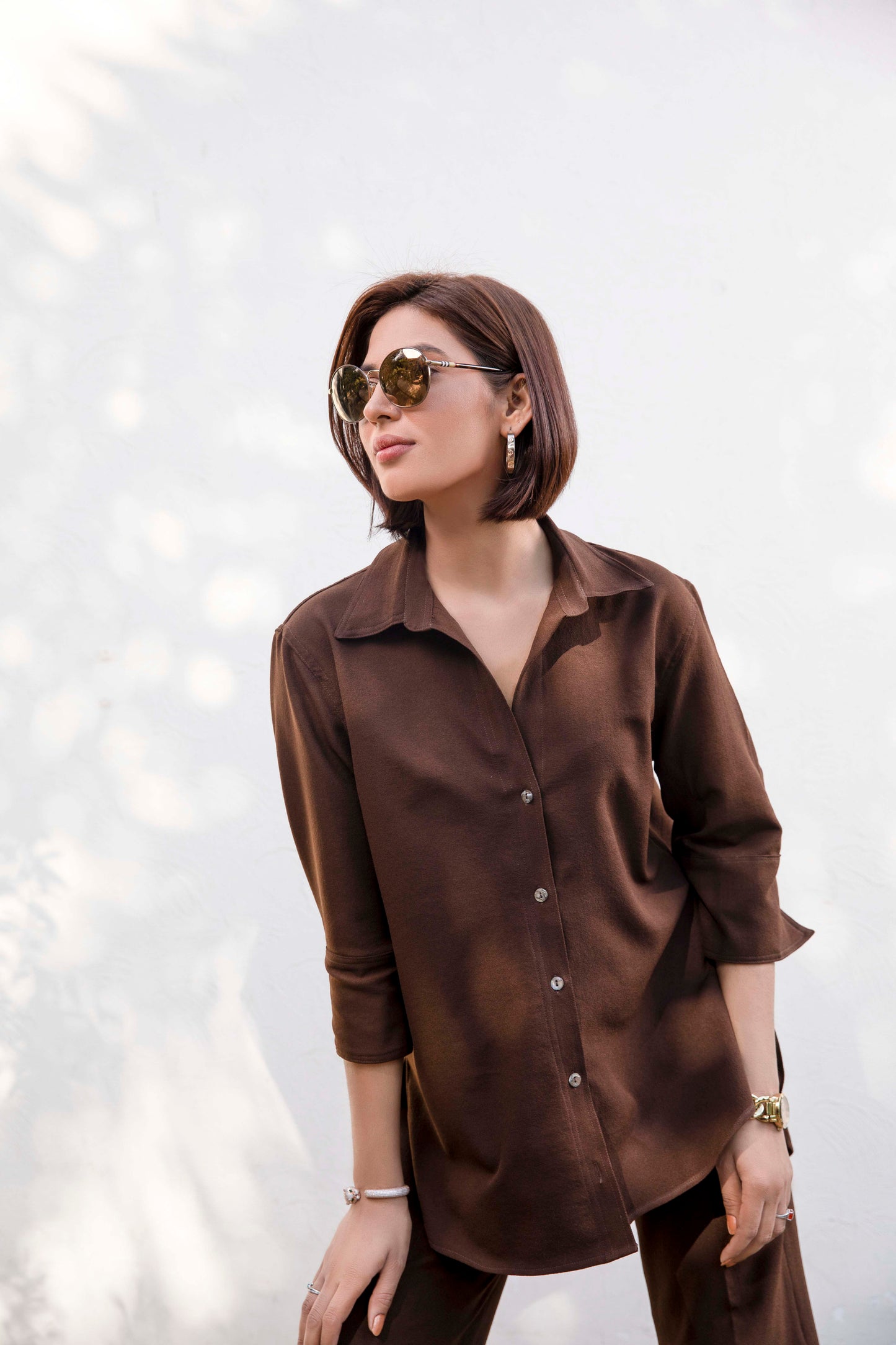 Dusana B233brown - LeMubdi Clothing