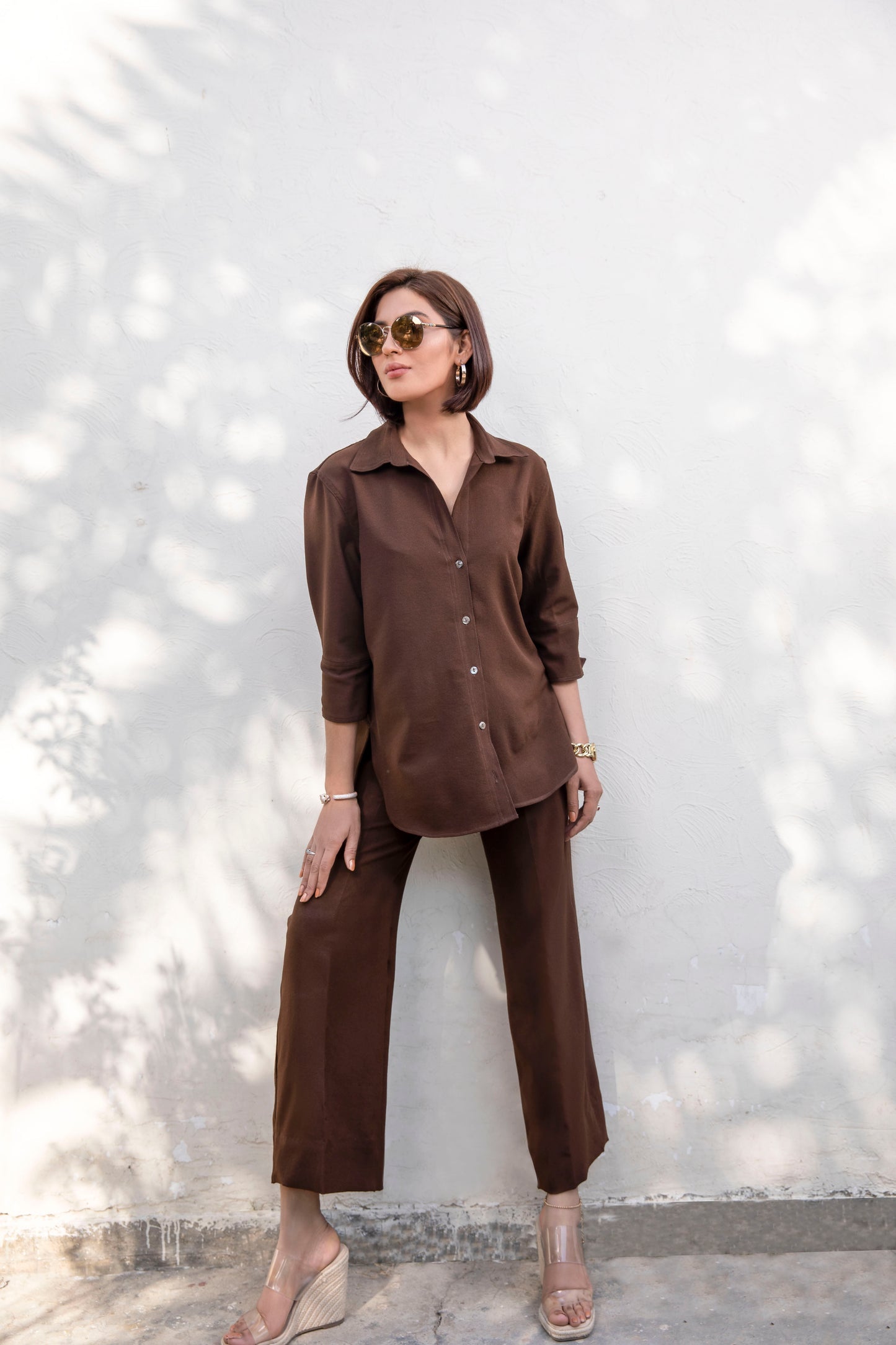 Dusana B233brown - LeMubdi Clothing