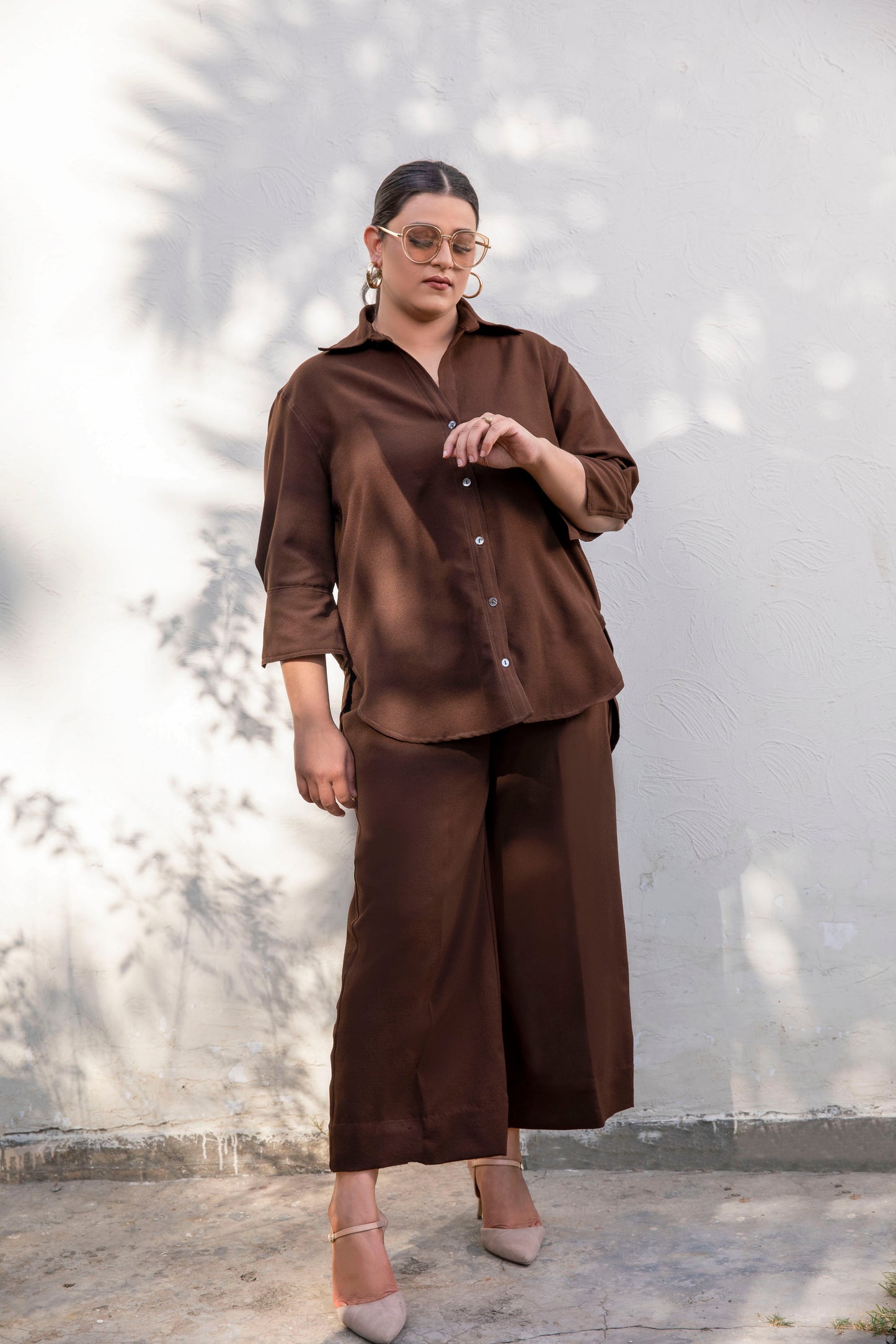 Dusana B233brown - LeMubdi Clothing