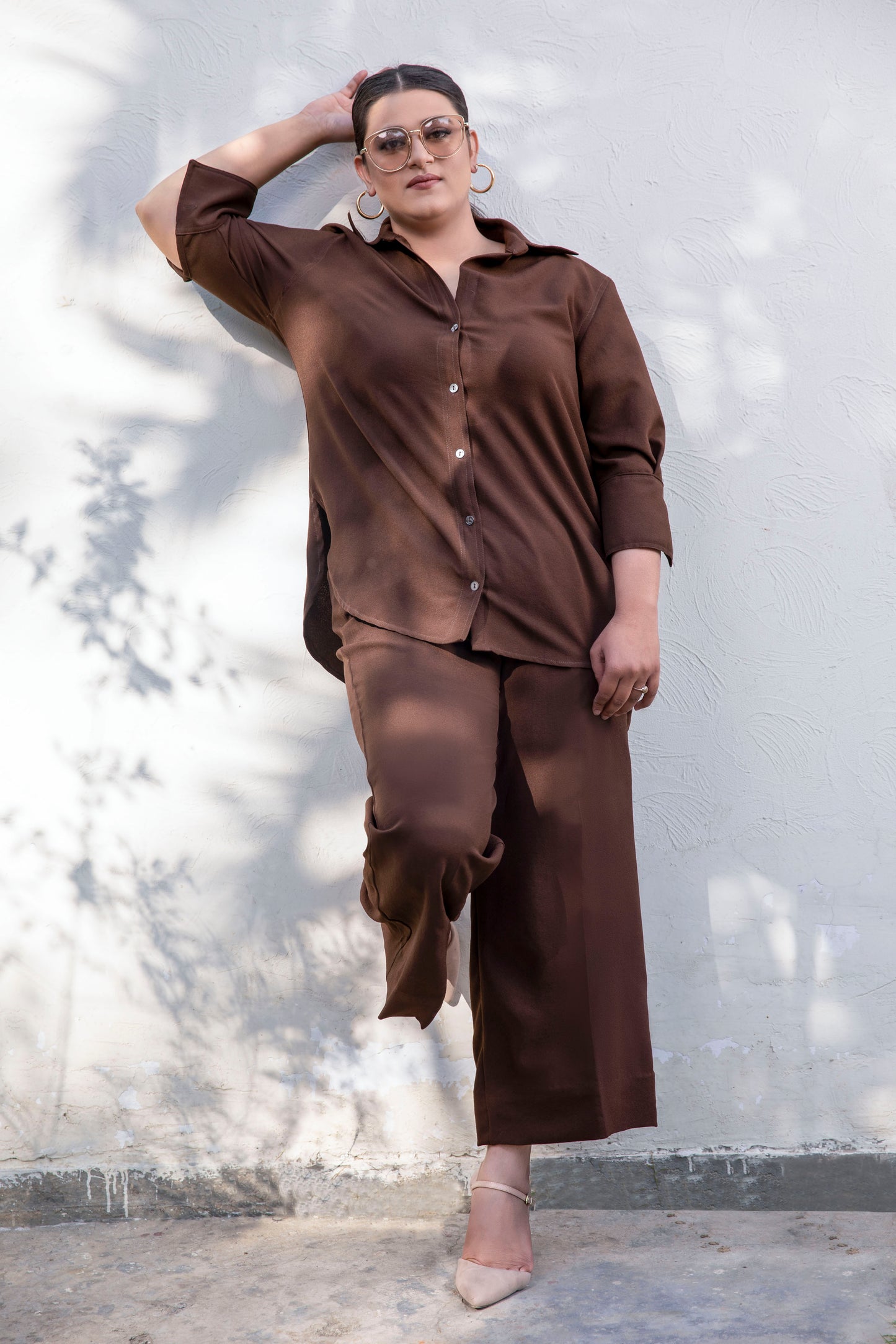 Dusana B233brown - LeMubdi Clothing