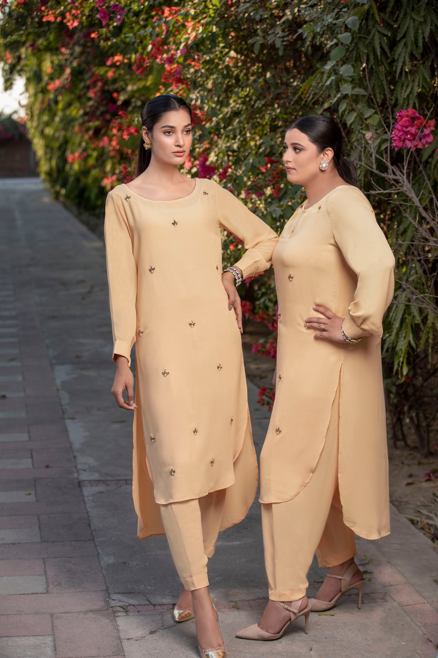 Pearl B239peach - LeMubdi Clothing