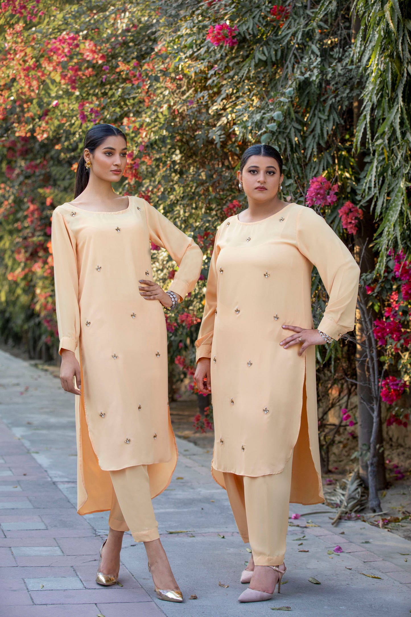 Pearl B239peach - LeMubdi Clothing