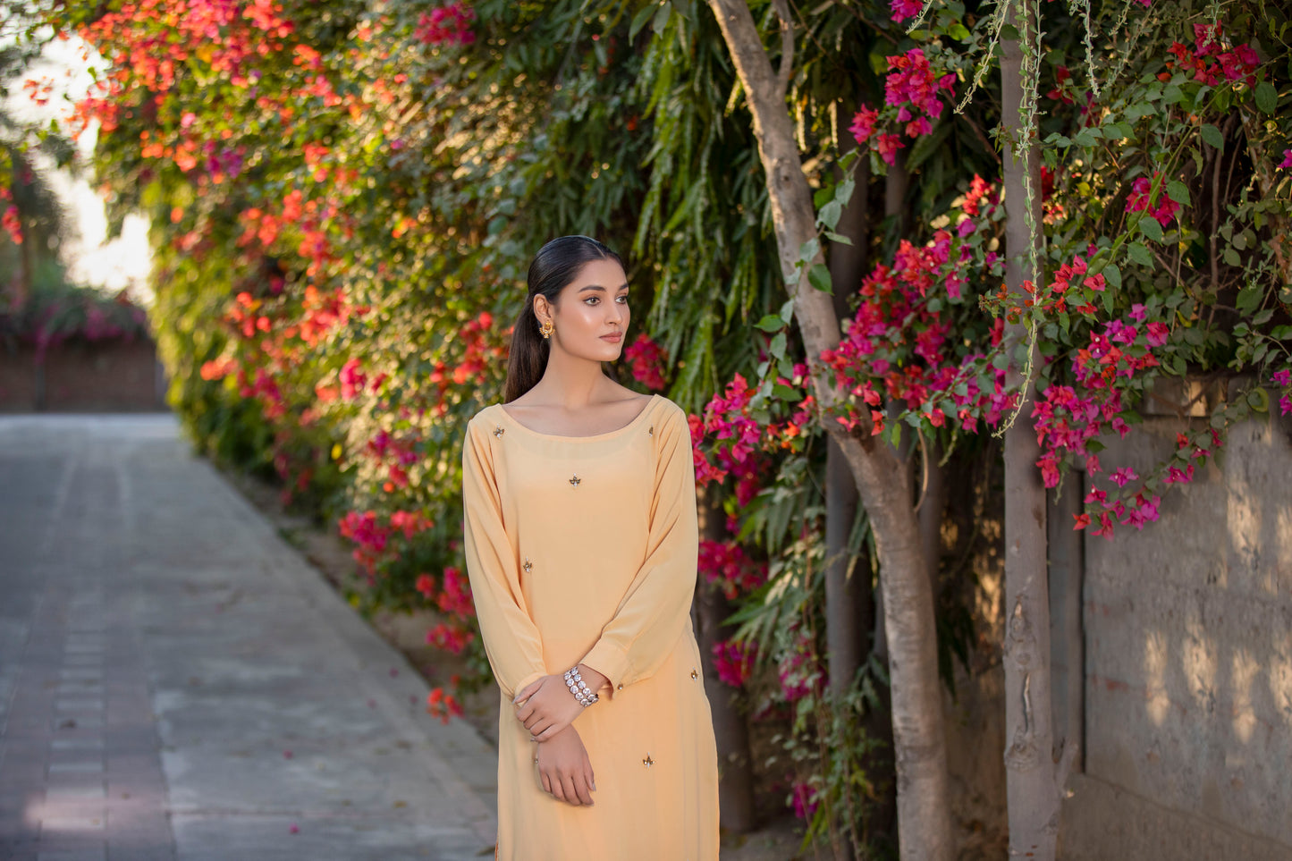 Pearl B239peach - LeMubdi Clothing