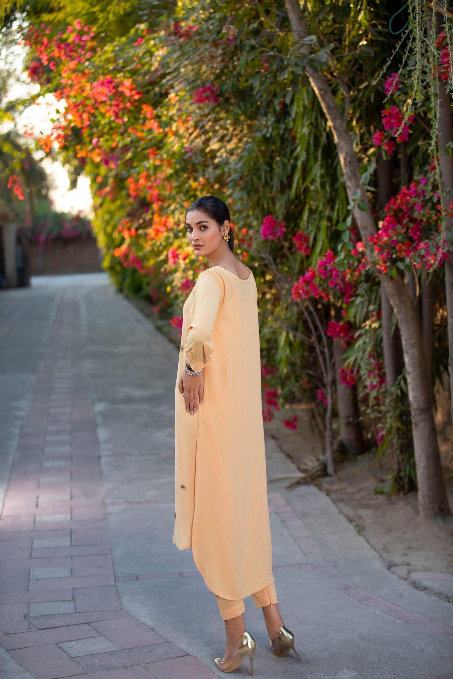 Pearl B239peach - LeMubdi Clothing