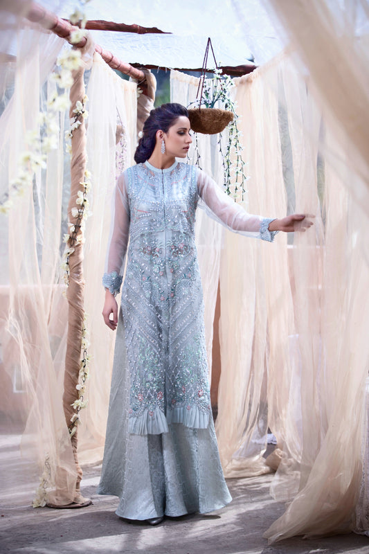 Long gown style ready to wear formal pret