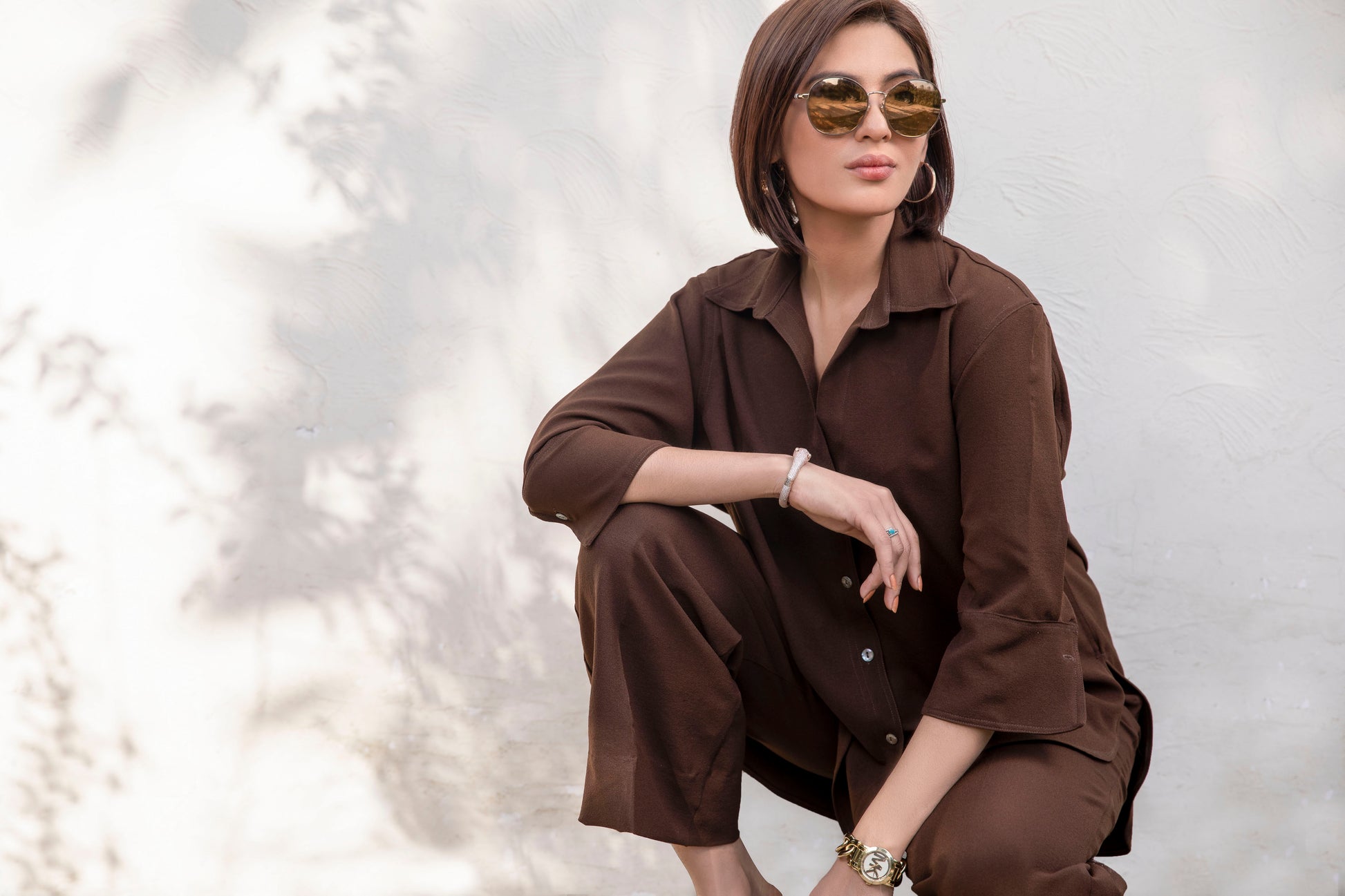 Dusana B233brown - LeMubdi Clothing