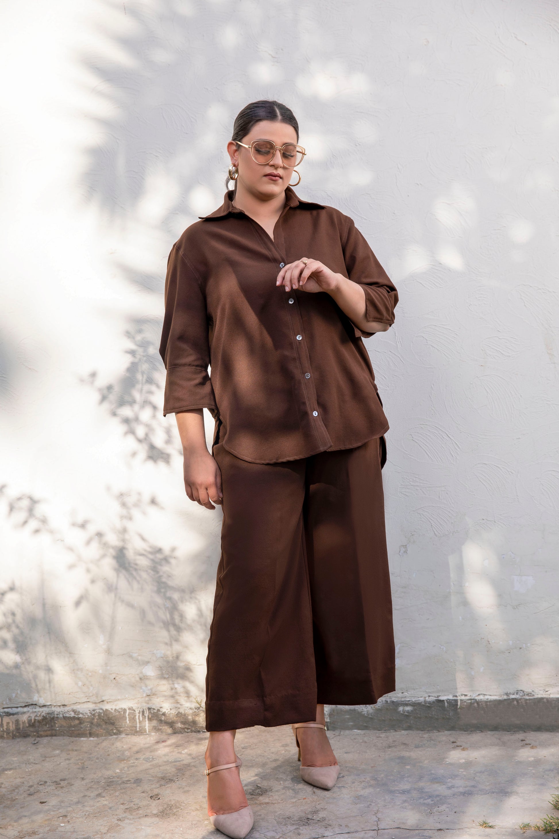 Dusana B233brown - LeMubdi Clothing
