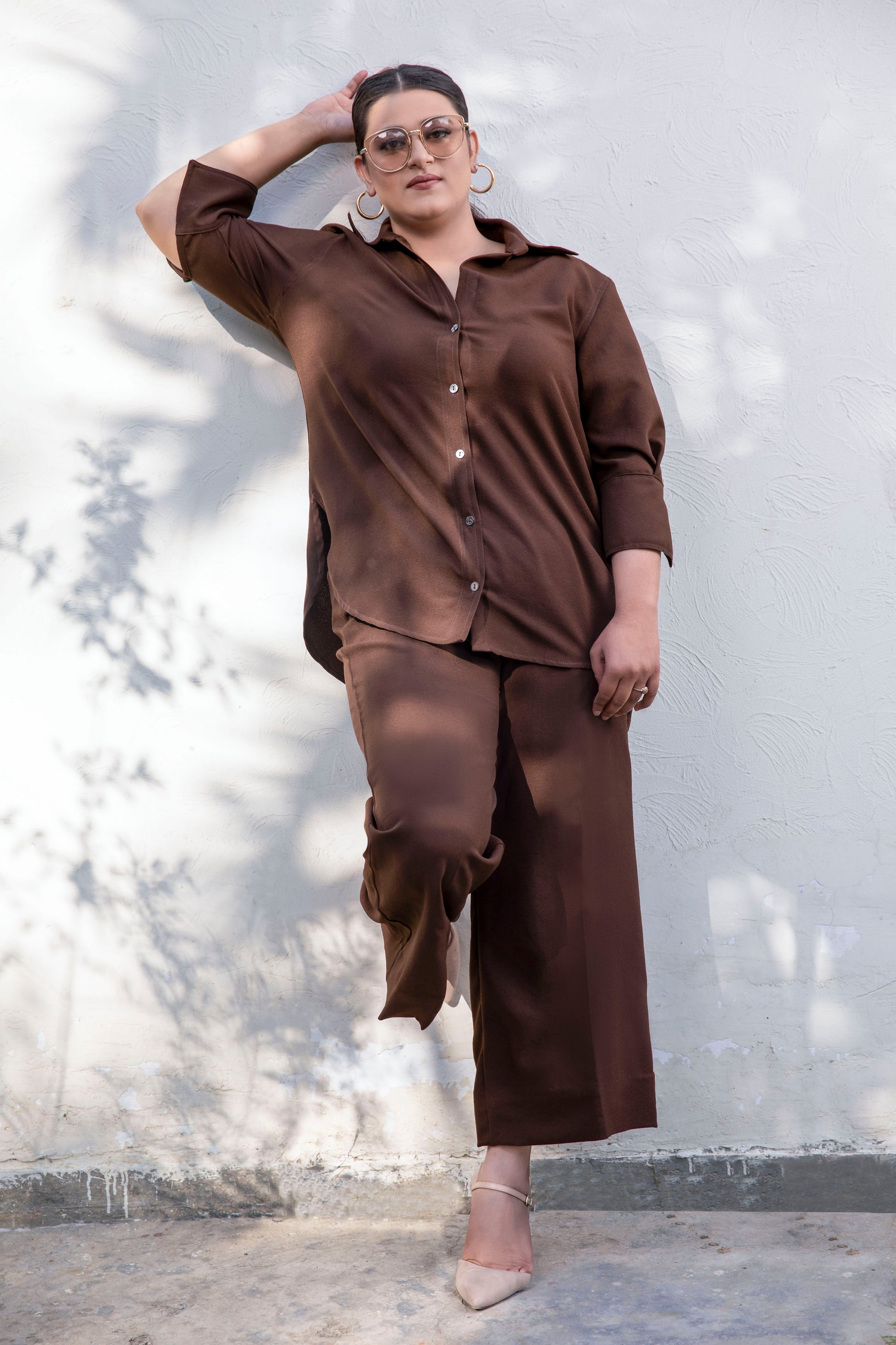 Dusana B233brown - LeMubdi Clothing