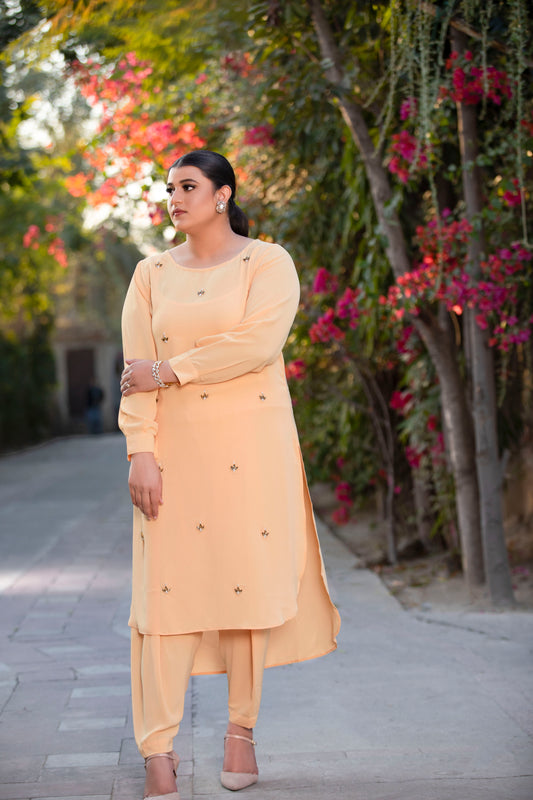Pearl B239peach - LeMubdi Clothing