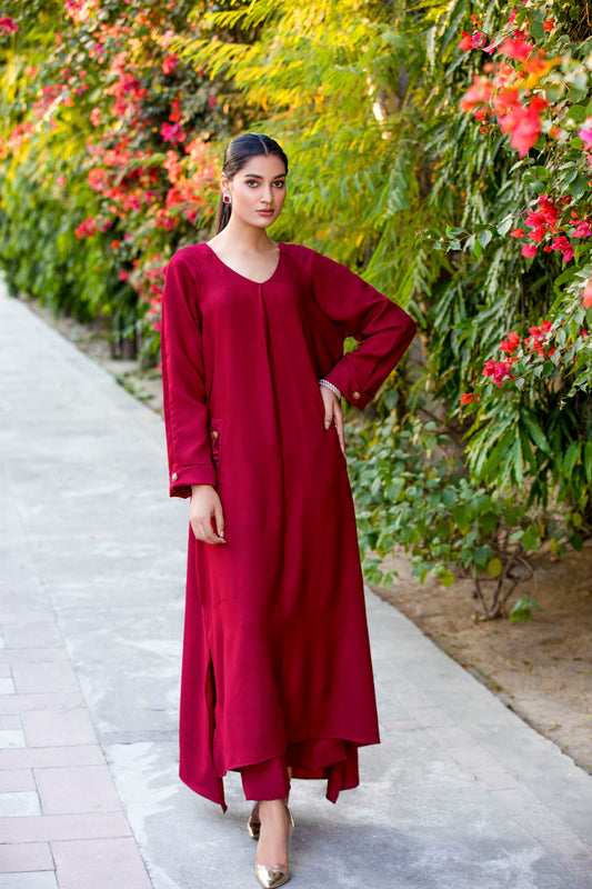 Lovesome B240maroon - LeMubdi Clothing
