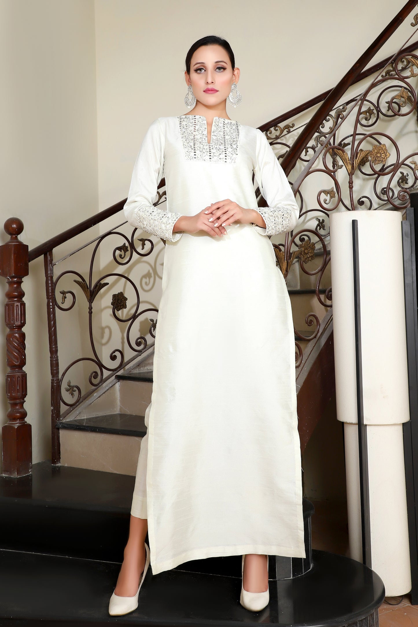 Flow B231white - LeMubdi Clothing