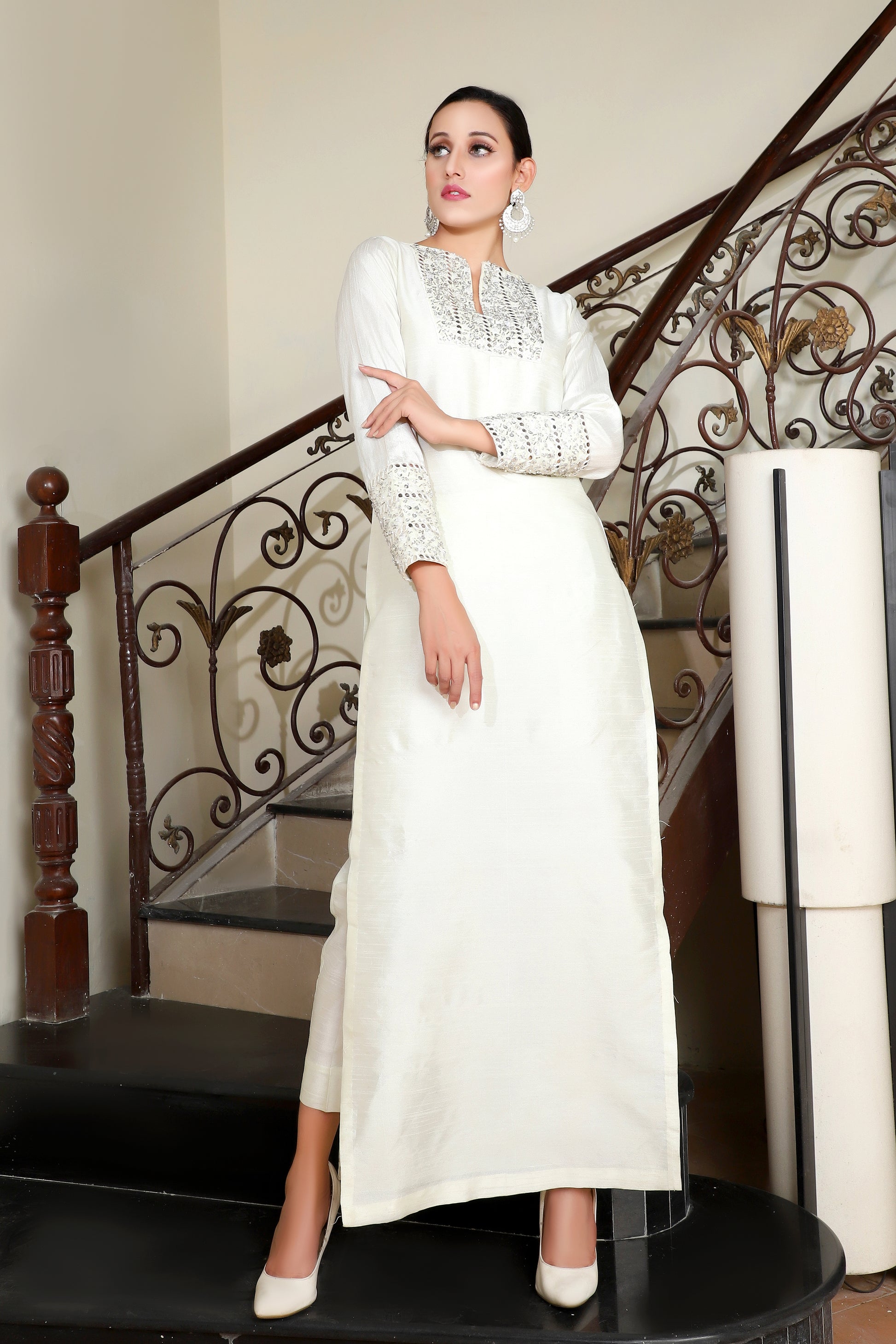 Flow B231white - LeMubdi Clothing